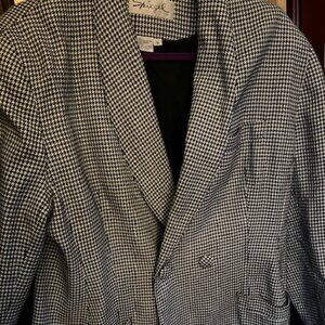 Spiegel Houndstooth Blazer  Size 16